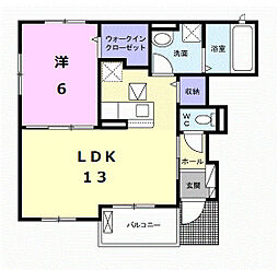 間取図画像 1LDK