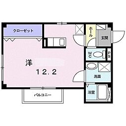 グランツ ワンルームの間取図画像