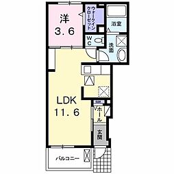 間取図画像 1LDK