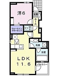 間取図画像 1LDK