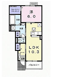 間取図画像 1LDK
