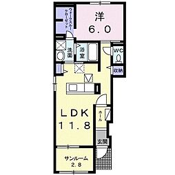 間取図画像 1LDK