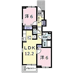 グリーンガーデン 2LDKの間取図画像