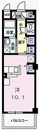 サニーキャンプ東雲1 ワンルームの間取図画像