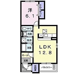 間取図画像 1LDK