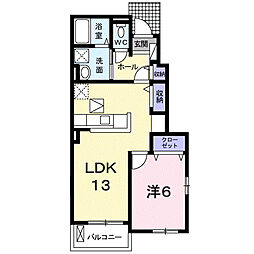 間取図画像 1LDK