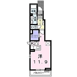 グレイスT・M 1Kの間取図画像