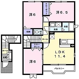 間取図画像 3LDK