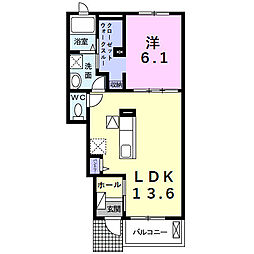 間取図画像 1LDK