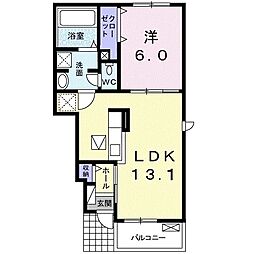 間取図画像 1LDK