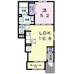 間取図画像 1LDK