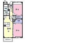 リバ−サイド神田 1階2DKの間取り