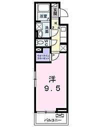 レジデンス南大塚 1Kの間取図画像