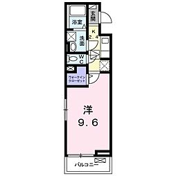 Nヴィレッジ 1Kの間取図画像