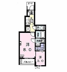 アルドーレ 2Kの間取図画像