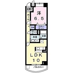 ポリッシュ 1LDKの間取図画像