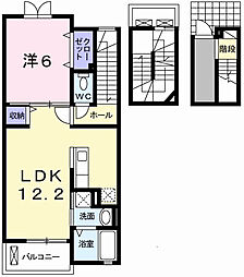 グレイス大町 1LDKの間取図画像