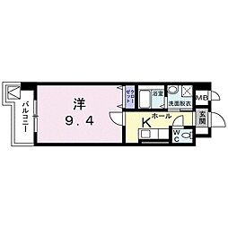 ウィルパレスSU 1Kの間取図画像
