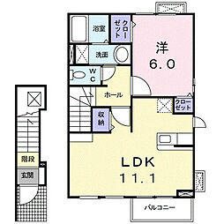 間取図画像 1LDK