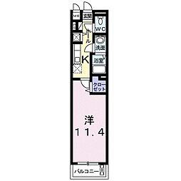 間取図画像 1K