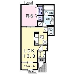 グラナリーウェルス 1LDKの間取図画像