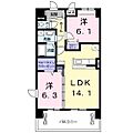 ホワイトヒルズドリーバーデン5階9.9万円