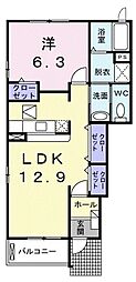 間取図画像 1LDK