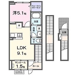 間取図画像 1LDK