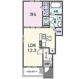 間取図画像 1LDK