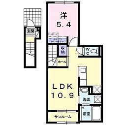 間取図画像 1LDK