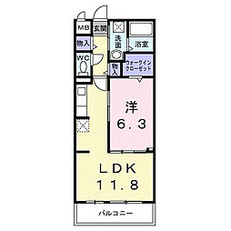 間取図画像 1LDK