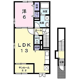 間取図画像 1LDK