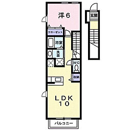 間取図画像 1LDK
