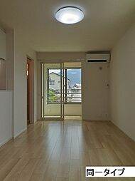 パークサイド　メゾン 205 2階1LDKのリビング/ダイニング