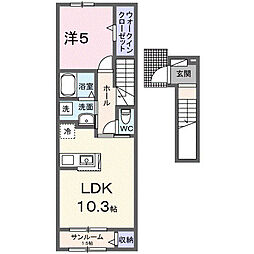 間取図画像 1LDK