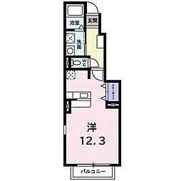 スペースK2 ワンルームの間取図画像