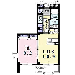 間取図画像 1LDK
