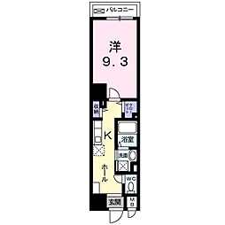 間取図画像 1K
