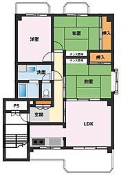 間取図画像 3LDK