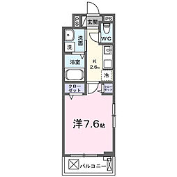 ＣＡＲＮＡＢＹ（カーナビー） 3階1Kの間取り