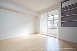 リズブラン　モーム 202 2階ワンルームのリビング/ダイニング