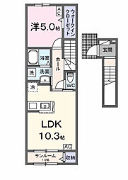 MALEN(マーレン) 1LDKの間取図画像