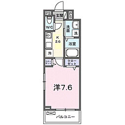 東山町アパート(028260201) 1Kの間取図画像