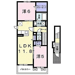 Dream MR 2LDKの間取図画像