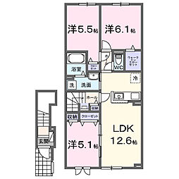 インテルノ イースト 3LDKの間取図画像