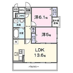 物件の間取り