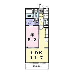物件の間取り