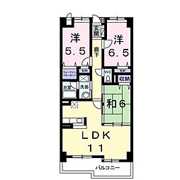 ゴールデン50 3LDKの間取図画像