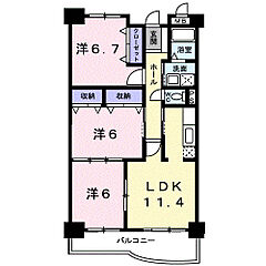 物件の間取り