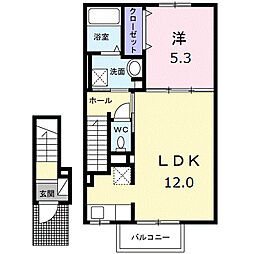 仮)西石井5丁目アパート I 1LDKの間取図画像